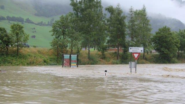 Hochwasser in Bramberg