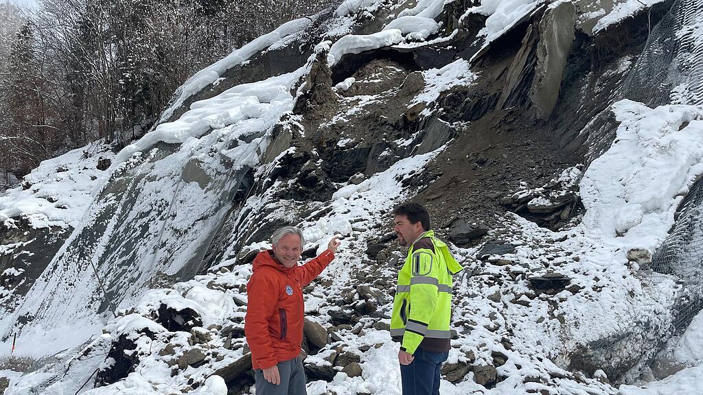 Felssturz auf B99: Sperre im Pongau