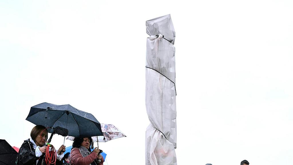 ENTHLLUNG DER AUSSENLAGER-STELE AM AREAL DER KZ-GEDENKSTTTE MAUTHAUSEN