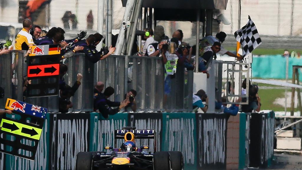 Formel 1: Siegerehrung in Malaysia