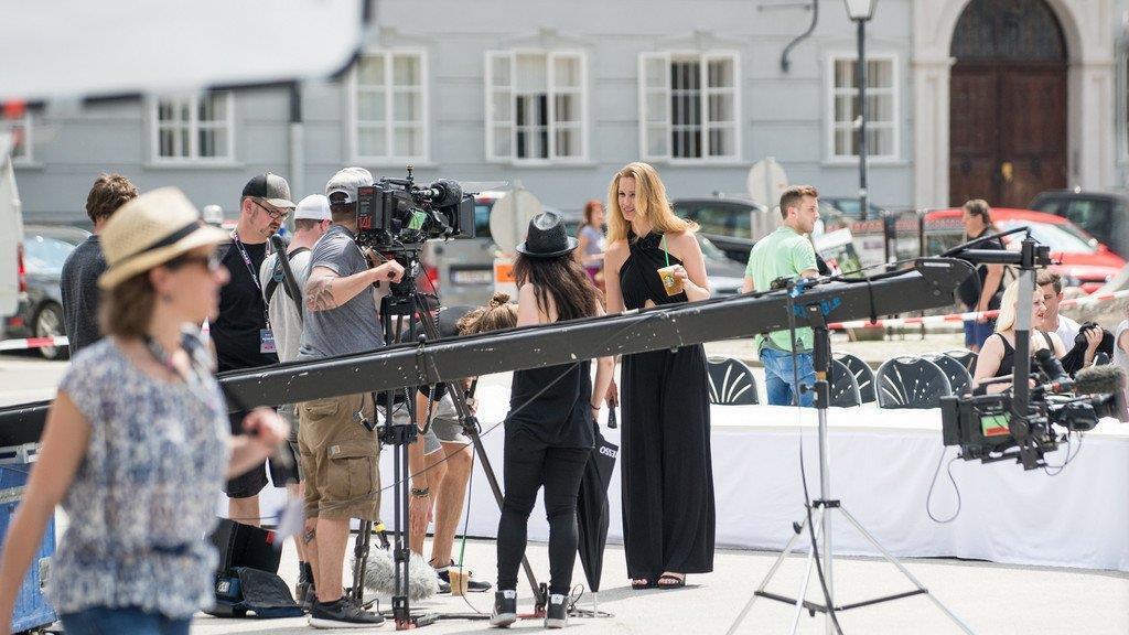Drehstart zu Austria's Next Topmodel in Salzburg