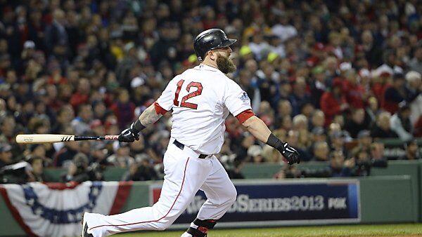 Boston Red Sox-Batter Mike Napoli