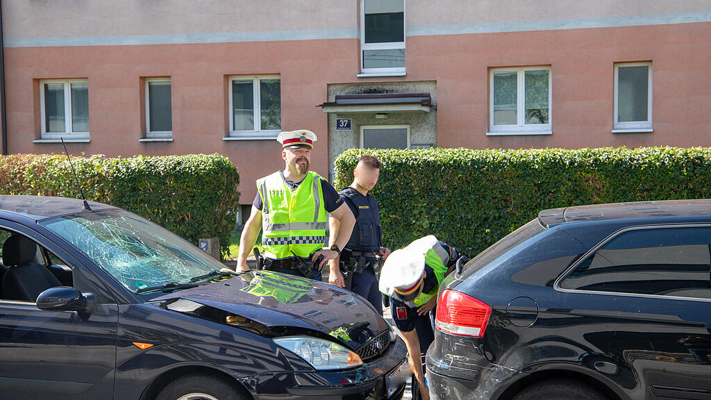 Auffahrunfall auf Rudolf-Biebl-Straße