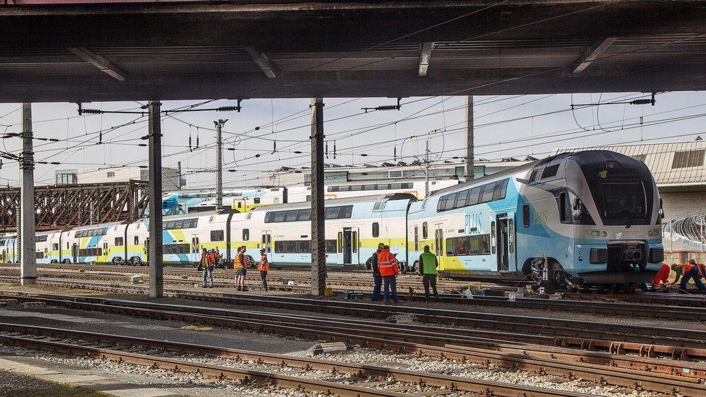 Zuggarnitur am Salzburger Hauptbahnhof entgleist II