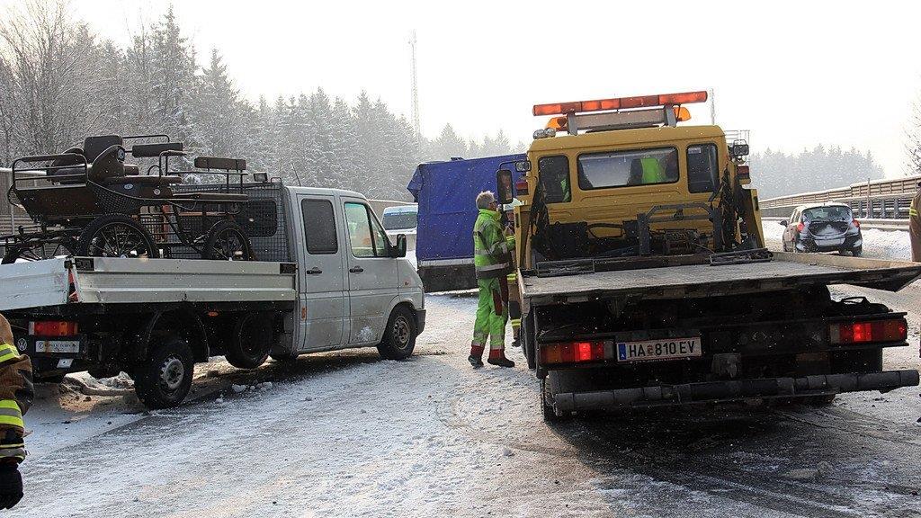 Unfall auf Tauernautobahn bei Kuchl