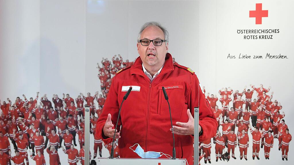 Rotes Kreuz, Rettung, Pressekonferenz, ÖRK-Bundesrettungskommandant Gerry Foitik