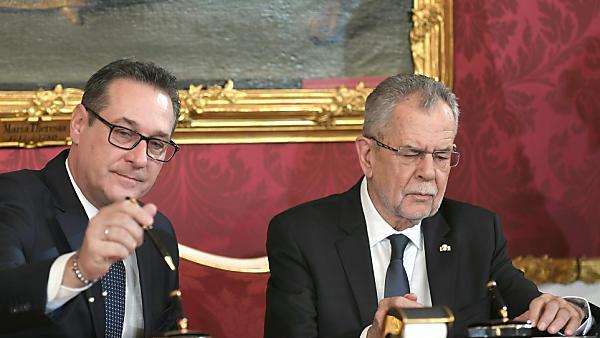 Van der Bellen richtet mahnende Worte an Strache