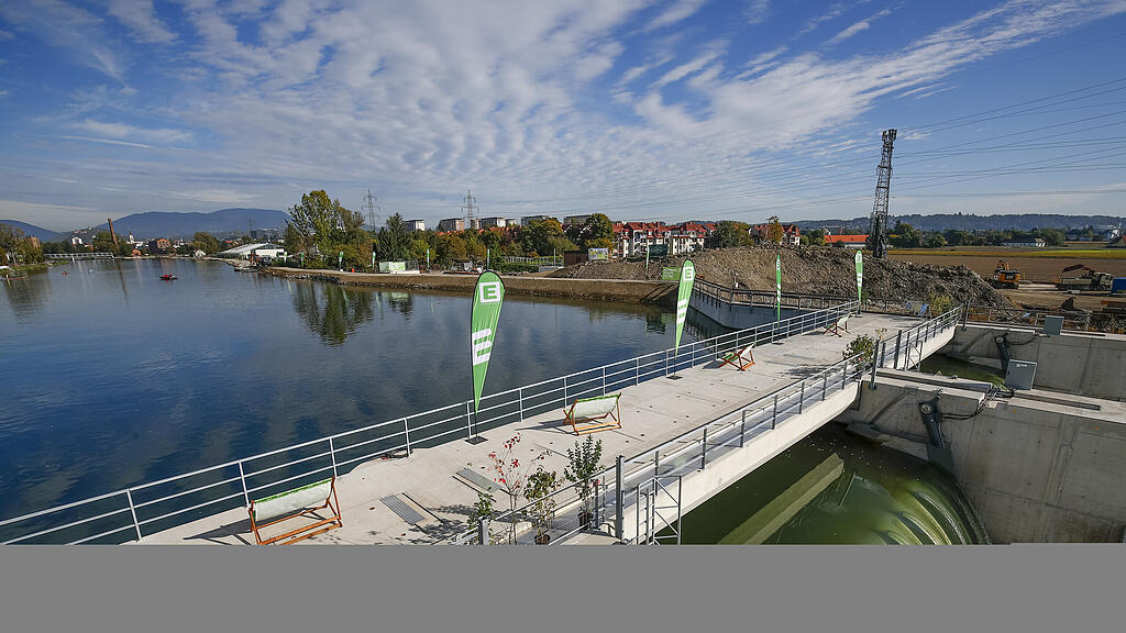 Wasserkraftwerke, Graz, Mur, Österreich, SB