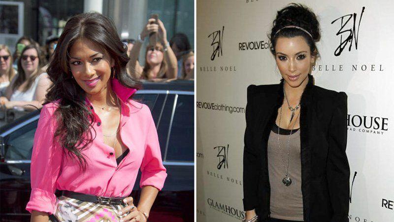 Nicole Scherzinger und Kim Kardashian könnten glatt als Zwillinge durchgehen.