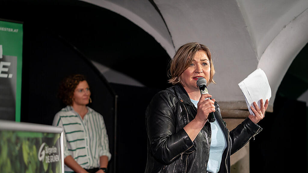 Die Gru\u0308nen - Wahlkampf-Abtakt der Bu\u0308rgerliste