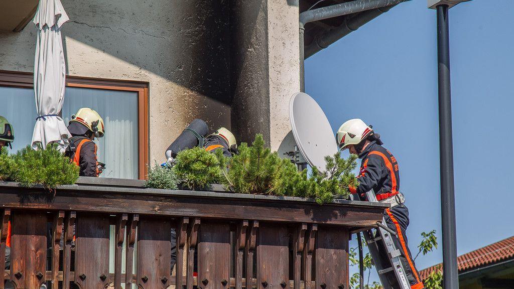 Balkonbrand in Liefering