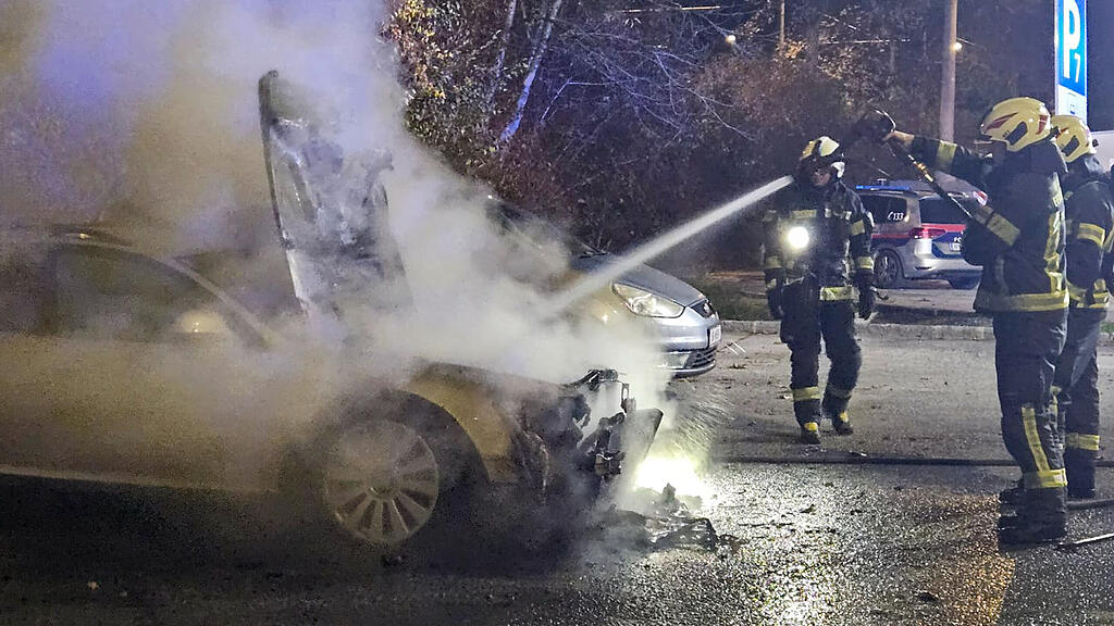 Pkw-Brand in Salzburg-Süd