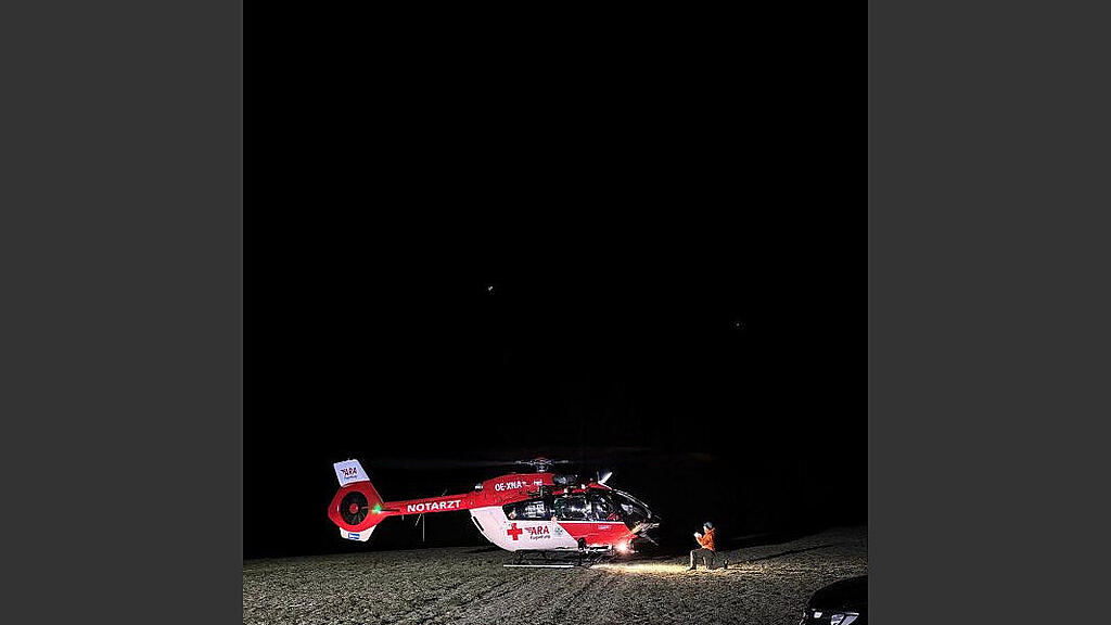 Rettungseinsatz in Leogang