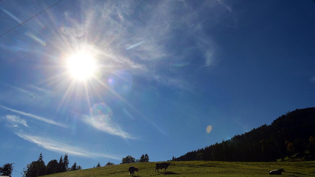 Am Wochenende heißt es Sonne ausnutzen.