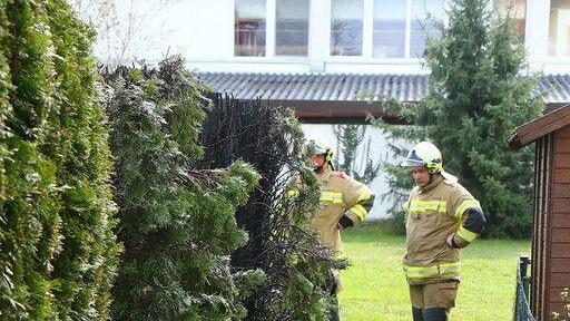 Heckenbrand in Siezenmheim