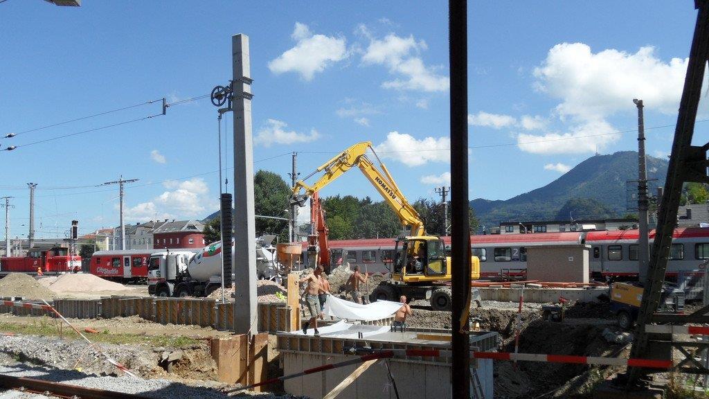 Bilder der Baustelle