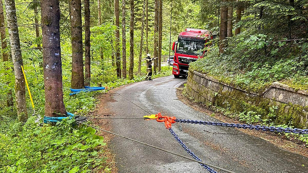 Lkw-Bergung in Thalgau
