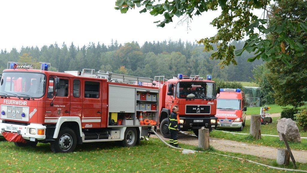 Bilder der Löscharbeiten