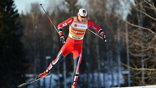 Northug setzte sich knapp durch