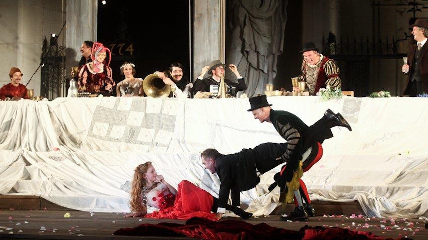 Jedermann: Probe am Domplatz I