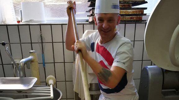 Andi Knoll in Salzburger Bäckerei