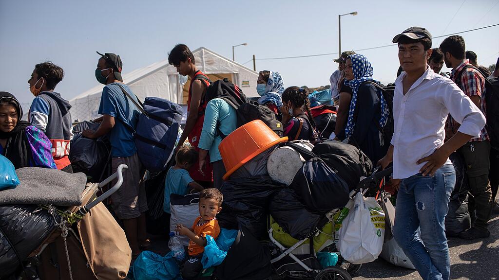 Lesbos, Fl\u00fcchtlinge, Moria