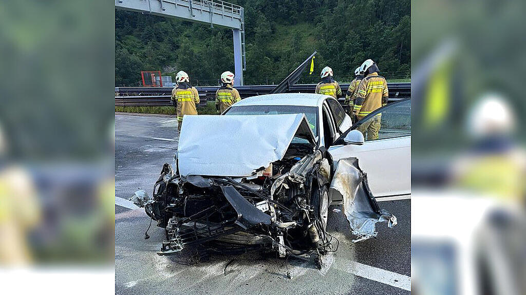 Unfall auf A10 in St. Michael im Lungau