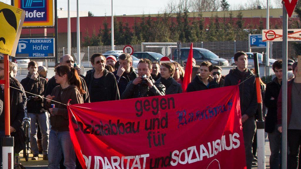 Demo von "Wir sind Grenze"