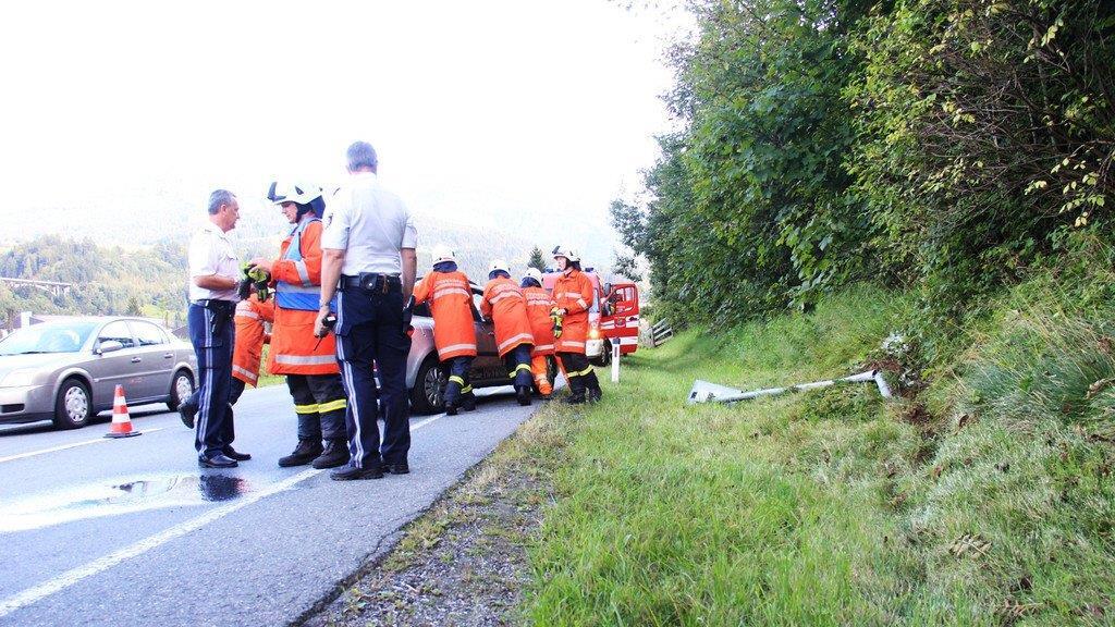 Bilder vom Pkw-Überschlag