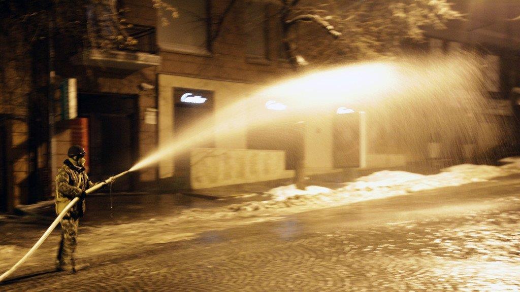 Machtkampf in der Ukraine: Proteste in Kiew