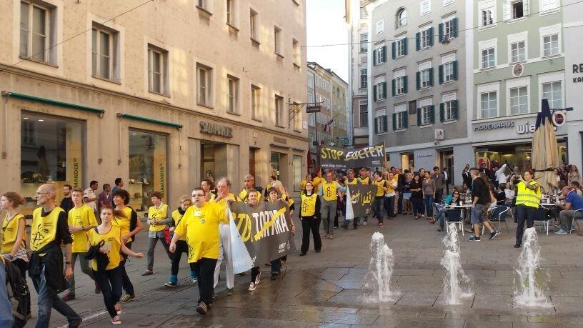 Demo gegen Folter
