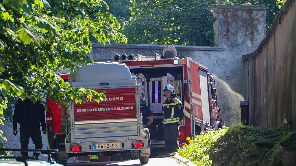 Übung Berufsfeuerwehr Kapuzinerberg