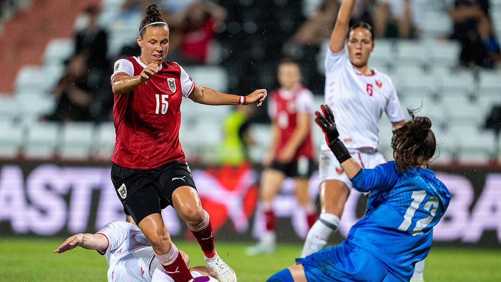 ÖFB-Damen gewinnen gegen Montenegro