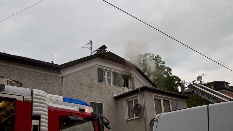 Wohnungsbrand in Plainstraße