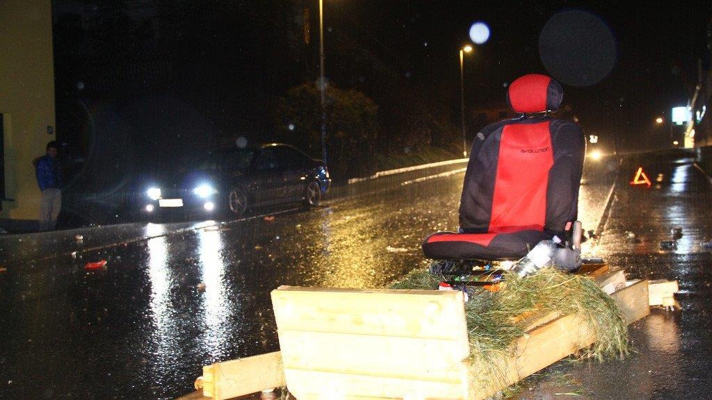 Polter-Unfall in St. Johann