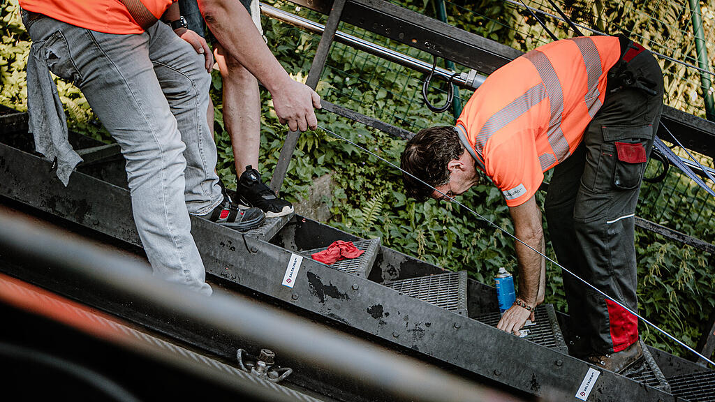 Weltrekordversuch FestungsBahn ziehen