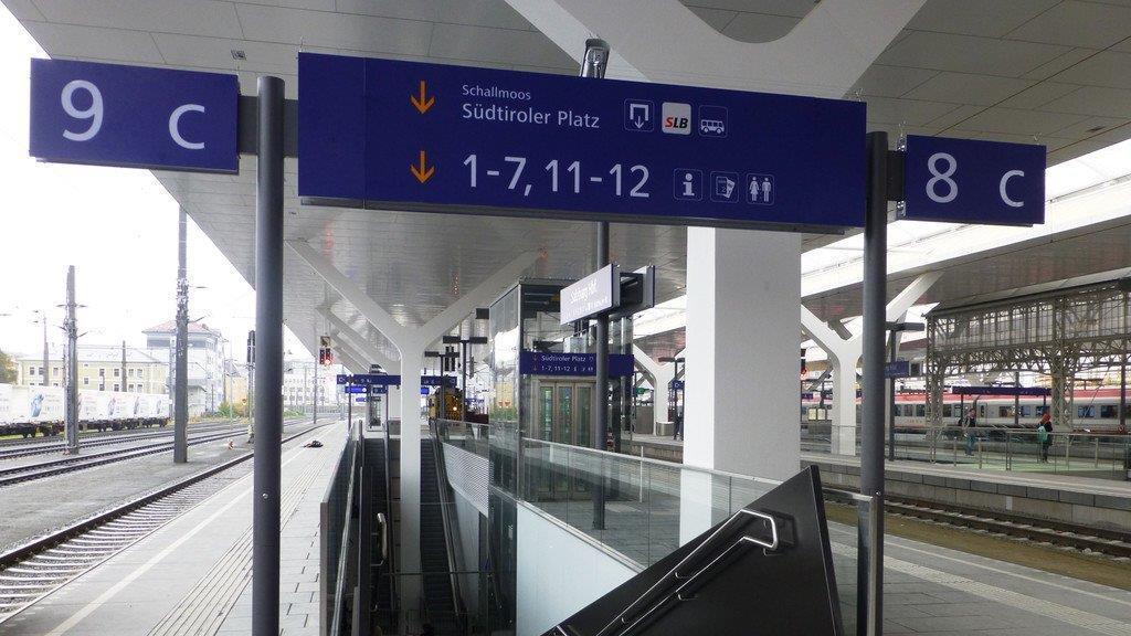 Neue Bahnsteige am Salzburger Hauptbahnhof