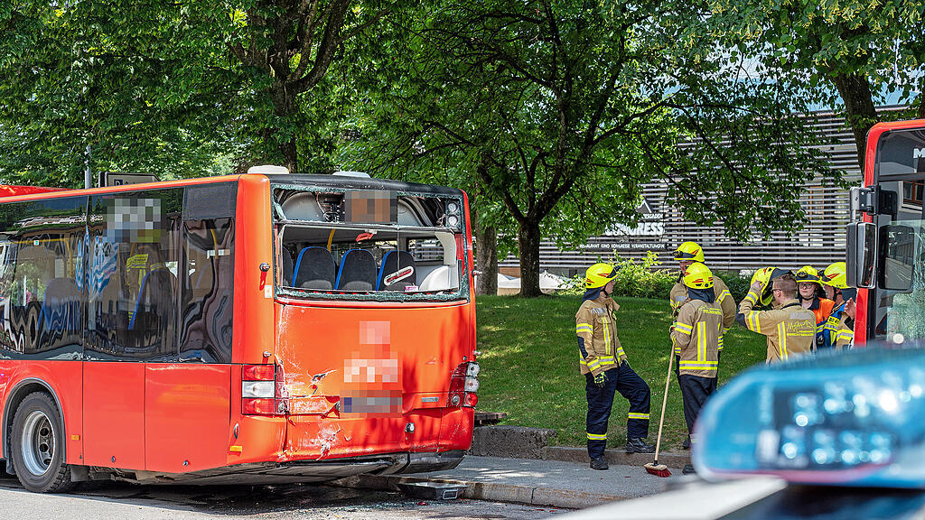 Bus-Unfall in Berchtesgaden