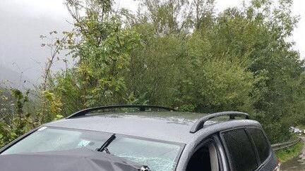 Pkw-Crash auf der B145