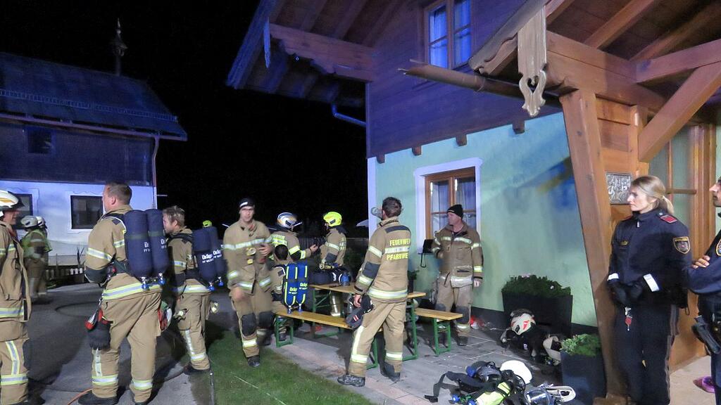 Wohnhausbrand in Pfarrwerfen