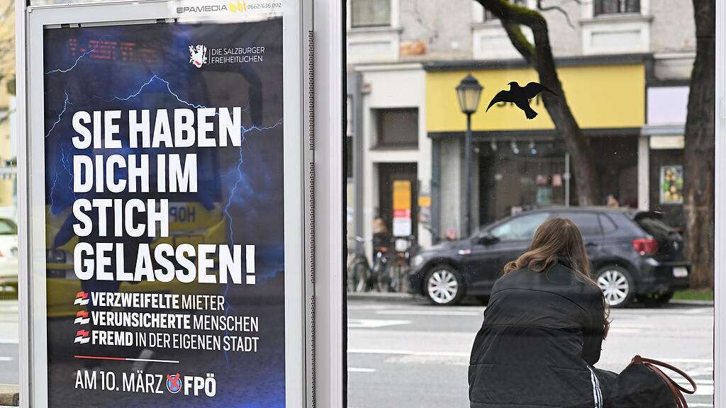 Gemeindewahl: Wahlplakate in Salzburg-Stadt