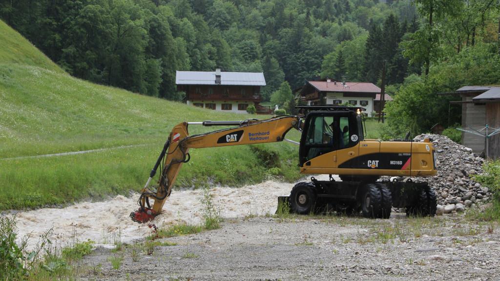 Hochwasser im Raum Berchtesgaden