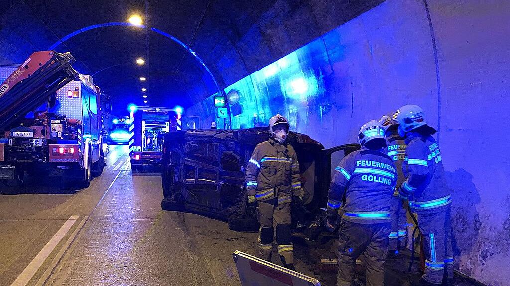Unfall im Hiefler Tunnel