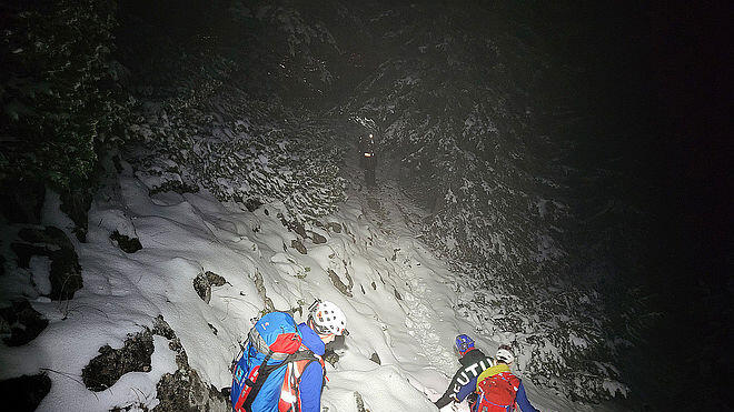 Rettungsaktion am Hochstaufen