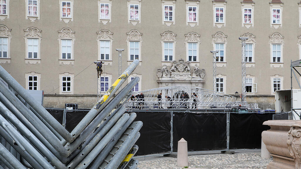 Residenzplatzkonzerte: Aufbau
