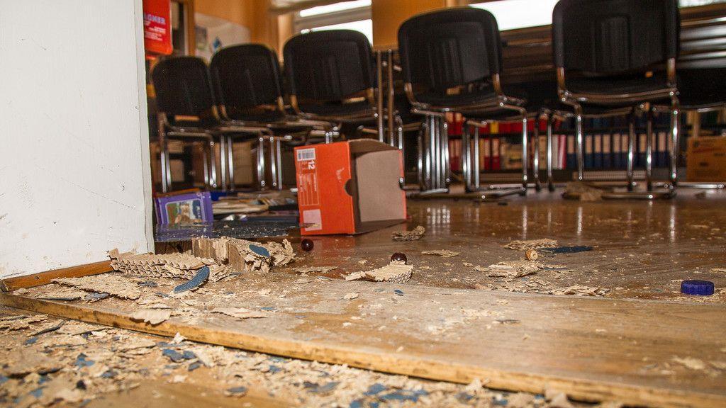Volksschule Gnigl verwüstet