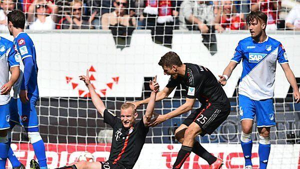 Sebastian Rode brachte die Bayern 1:0 in Führung