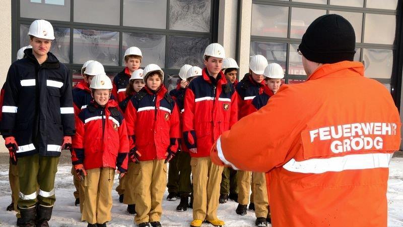 Jugendfeuerwehrübung in Grödig