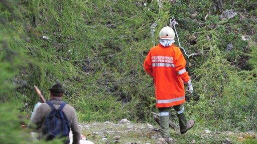 Waldbrand in Werfenweng