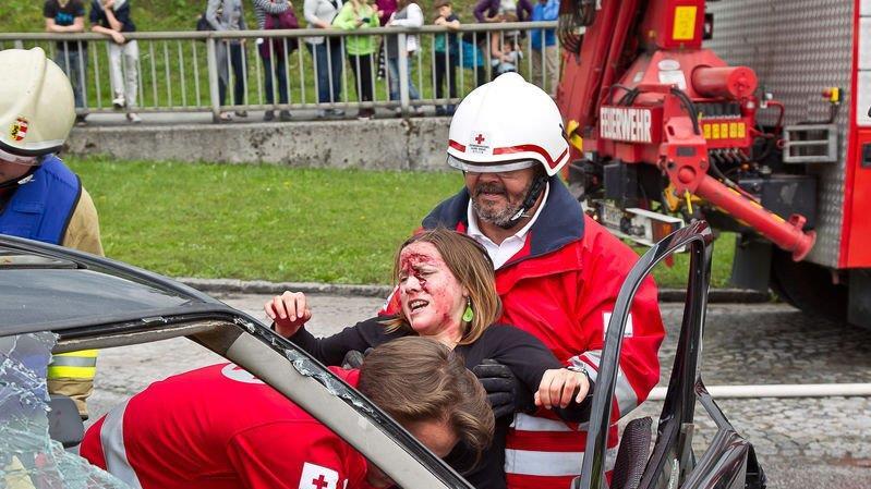 Großübung in Elsbethen